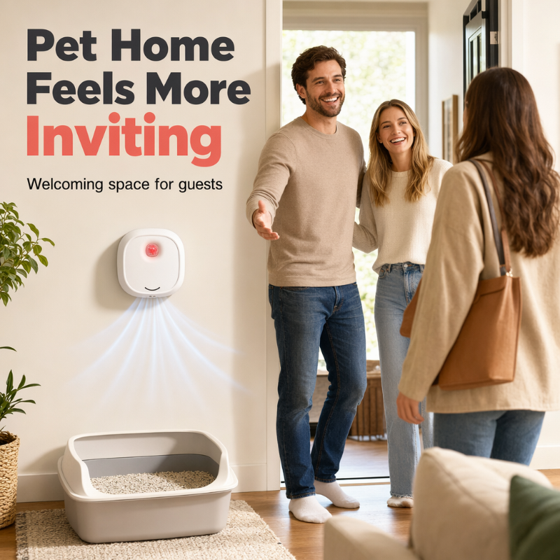 Smart Quiet Pet Odor Eliminator🔥50% OFF Limited Time Deal⏳ Ultra Quiet Device To Remove Stubborn Pet Odors