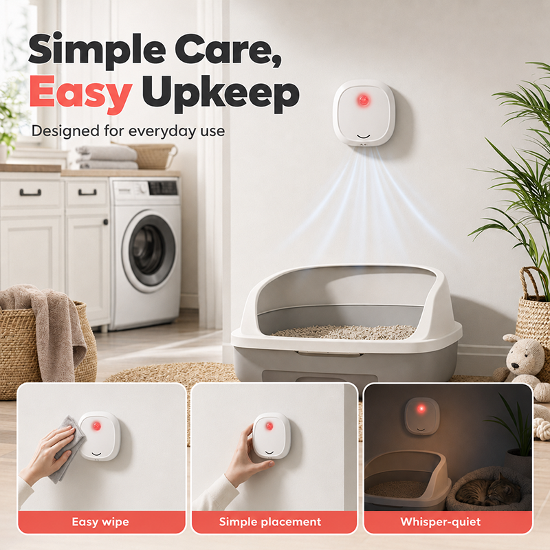 Smart Quiet Pet Odor Eliminator🔥50% OFF Limited Time Deal⏳ Ultra Quiet Device To Remove Stubborn Pet Odors