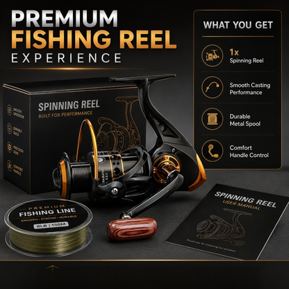 CNC Spool Spinning Fishing Reel