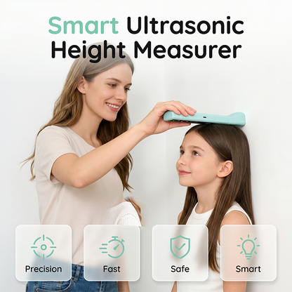 🔥50% off limited time！👧 Millimeter-level precise measurement, make measuring fun！👦Portable Ultrasonic Height Measuring Device
