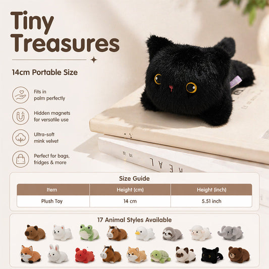 🥳2026 HOT SALE🥳💞50K+ SOLD!🧸✨ 50% OFF! Lovely Plushie Fridge Magnet Doll – Ultra‑soft mink velvet, hidden magnet. Sticks to fridge, monitor & more. A cute companion for everyday! 💖🎀