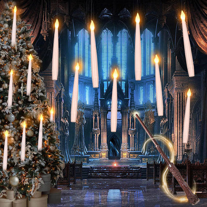 Halloween Decorations-Floating Candles with Wand