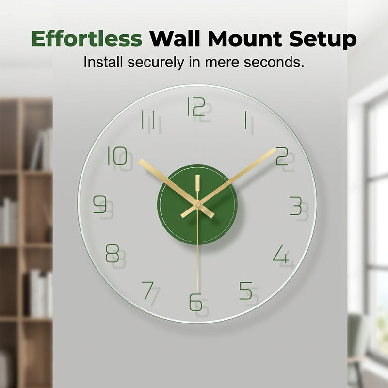 Decorative Round Wall Clock with Image Printing Service
