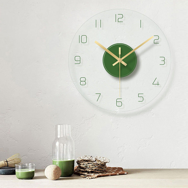 Decorative Round Wall Clock with Image Printing Service