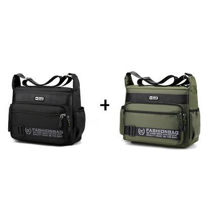 Men's Large Capacity Multi-Pocket Crossbody Bag