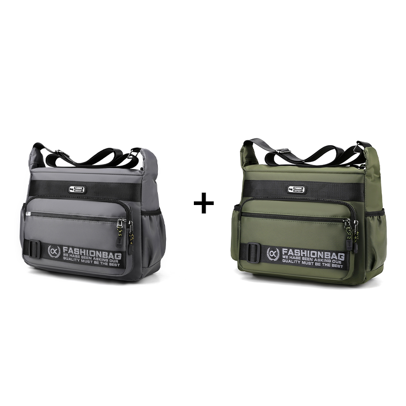 Men's Large Capacity Multi-Pocket Crossbody Bag
