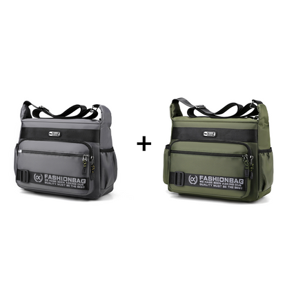 Men's Large Capacity Multi-Pocket Crossbody Bag
