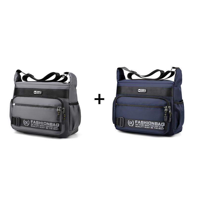 Men's Large Capacity Multi-Pocket Crossbody Bag