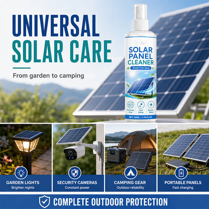☀️ LIMITED-TIME 50% OFF! Solar Panel Cleaner Spray, Streak-Free Cleaning Solution Removes Dust & Bird Droppings to Boost Power Efficiency