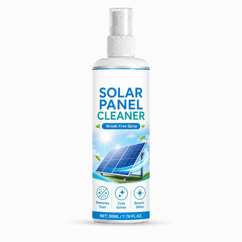 ☀️ LIMITED-TIME 50% OFF! Solar Panel Cleaner Spray, Streak-Free Cleaning Solution Removes Dust & Bird Droppings to Boost Power Efficiency