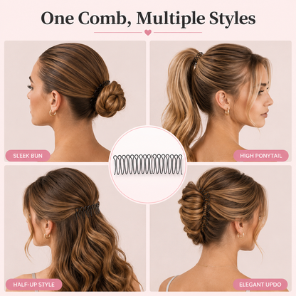 ⏳Time-Limited Special⏰Flexible Invisible Hair Comb—invisible, flexible, and non-slip—instantly creates a perfectly secure hold! 🌟