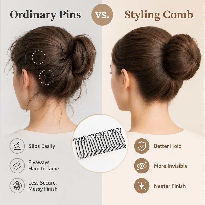⏳Time-Limited Special⏰Flexible Invisible Hair Comb—invisible, flexible, and non-slip—instantly creates a perfectly secure hold! 🌟