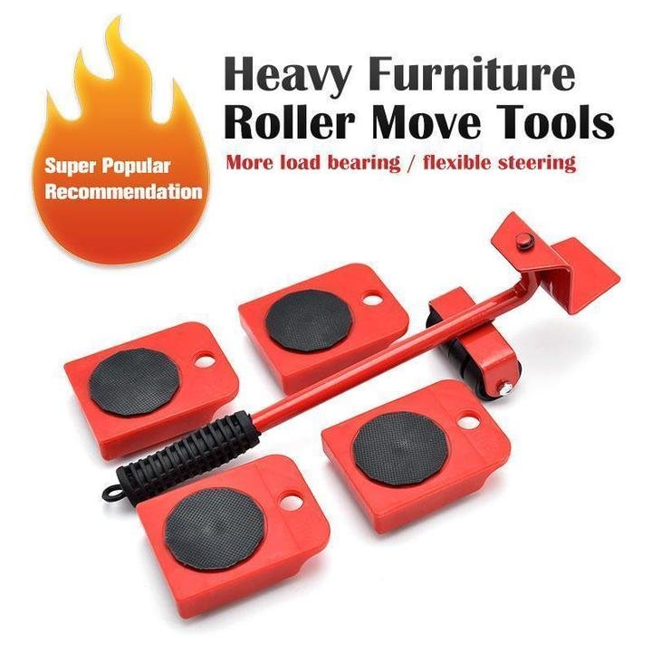 🎁Furniture Moving System – lift & slide up to 800 lbs, 360° rotation, floor-friendly pads. Move heavy furniture easily by yourself! 🛡️💪