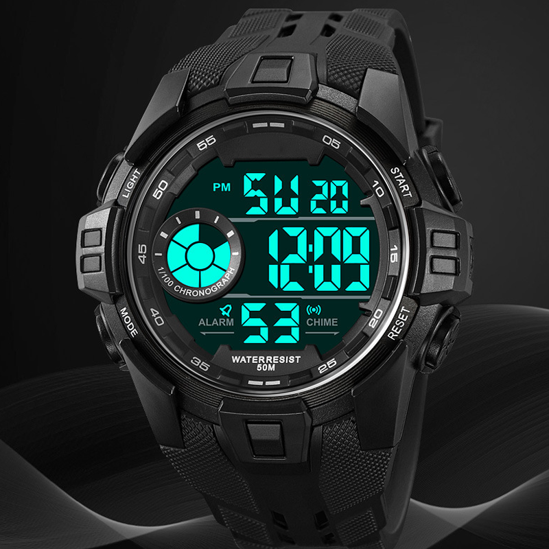 Outdoor Sports Waterproof Digital Watch