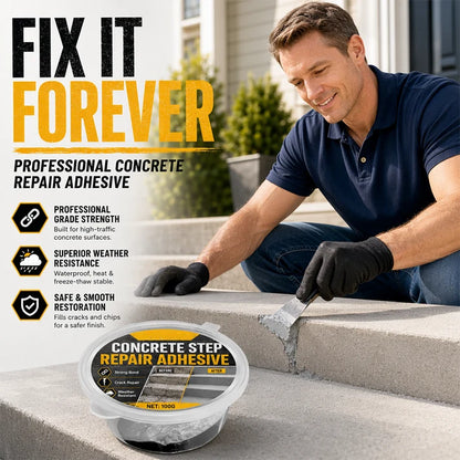 🔥Concrete Step Repair Adhesive | All-in-One Concrete Crack & Chip Patching Compound