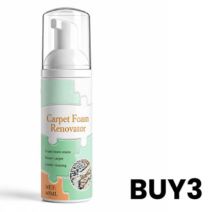 🔥Limited Time Promotion 50% OFF🔥Waterless Carpet Foam Stain Remover with Towel
