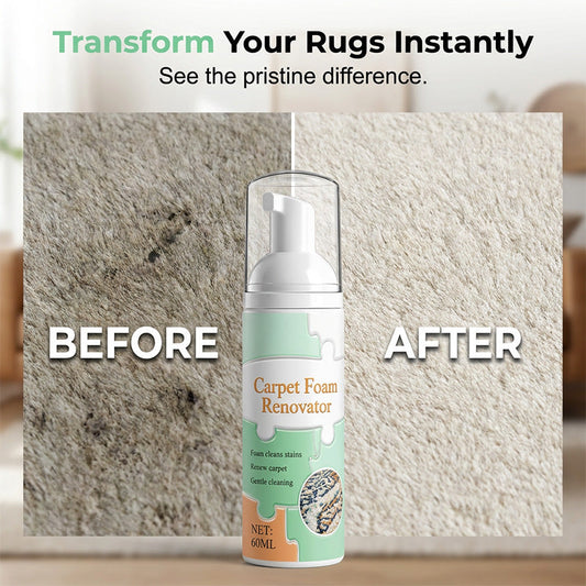 🔥🔥Limited Time Promotion 50% OFF🔥Waterless Carpet Foam Stain Remover with Towel（副本）
