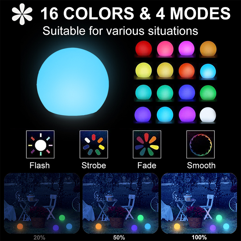 LED Floating Pool Lights with Remote Control