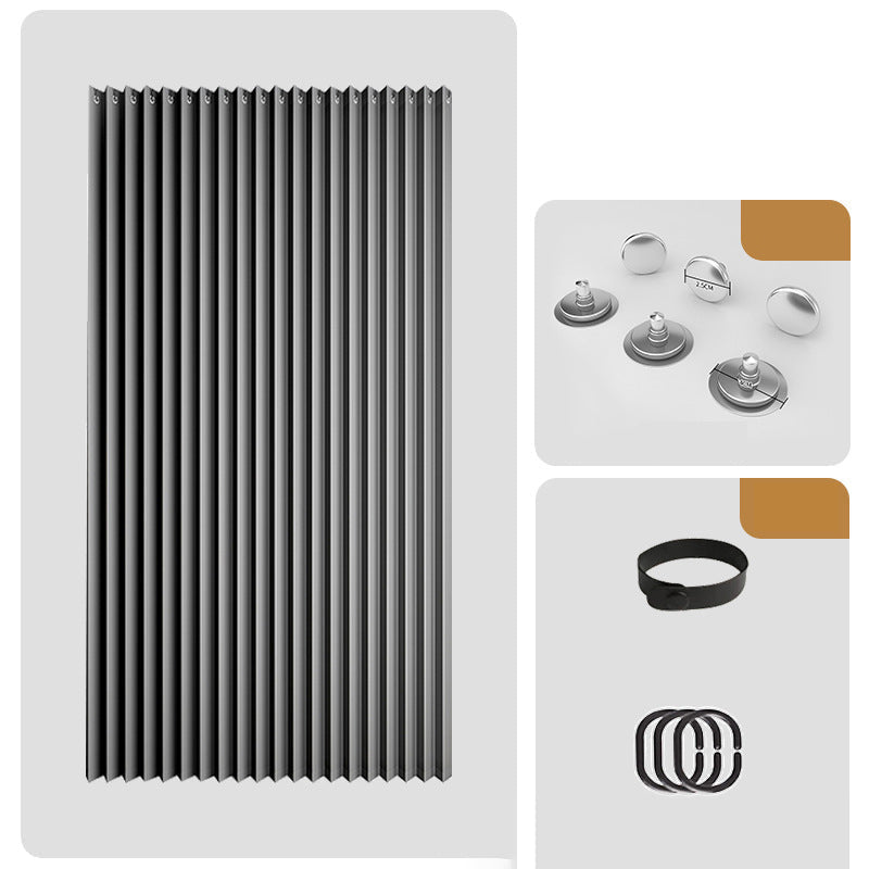 ⏰🔥LIMITED TIME 50% OFF! ⭐No-Drill Magnetic Accordion Door Curtain