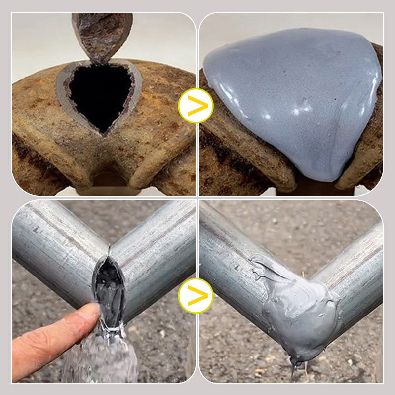 🔥Hot Sale 50% OFF🔥 Metal Weld Repair Glue – 2-Part Epoxy, Waterproof, Heat-Resistant, Drillable 🔧