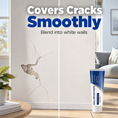 🛠️ Waterproof Wall Repair Paste — Fills Cracks & Chips, Smooth White Finish
