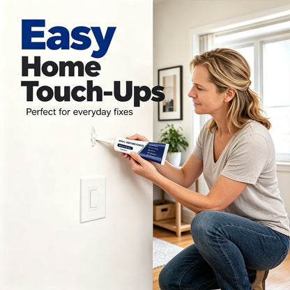 🛠️ Waterproof Wall Repair Paste — Fills Cracks & Chips, Smooth White Finish