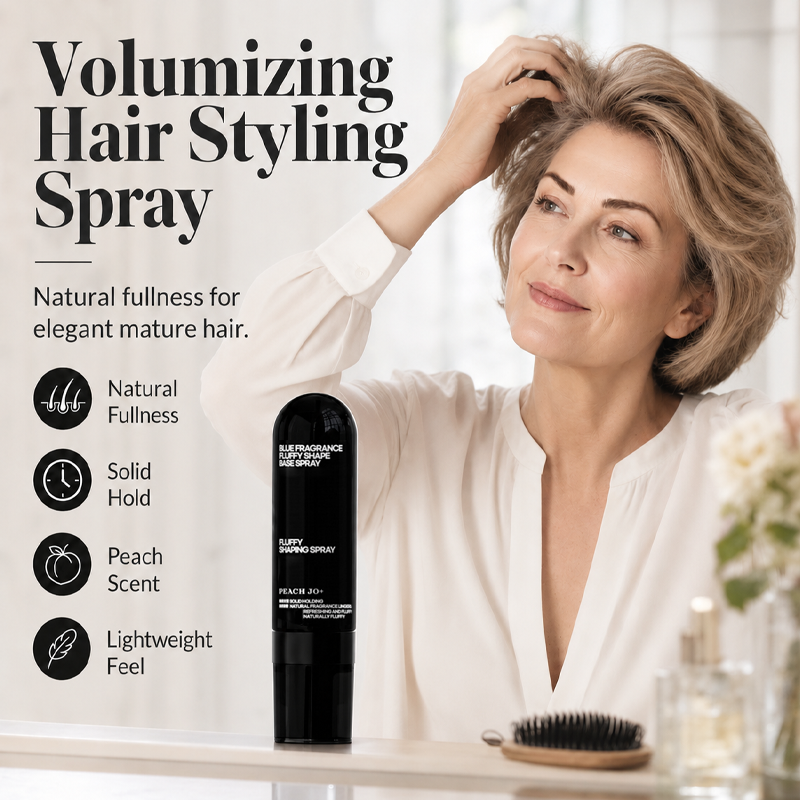 ⏳🔥LIMITED-TIME 50% OFF! ⏰🌟Peach-scented Volumizing & Setting Spray—for lightweight, bouncy hair and long-lasting hold.🍑💇‍♀️