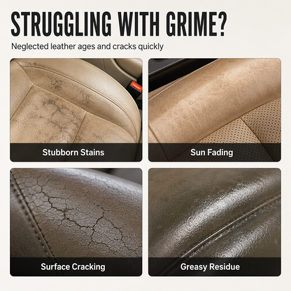🚗Multi-Purpose Car Interior Leather Care Cream ✨Refresh Car Seats, Steering Wheels & Interior Trim 🛡️Nourish & Protect Leather Surfaces