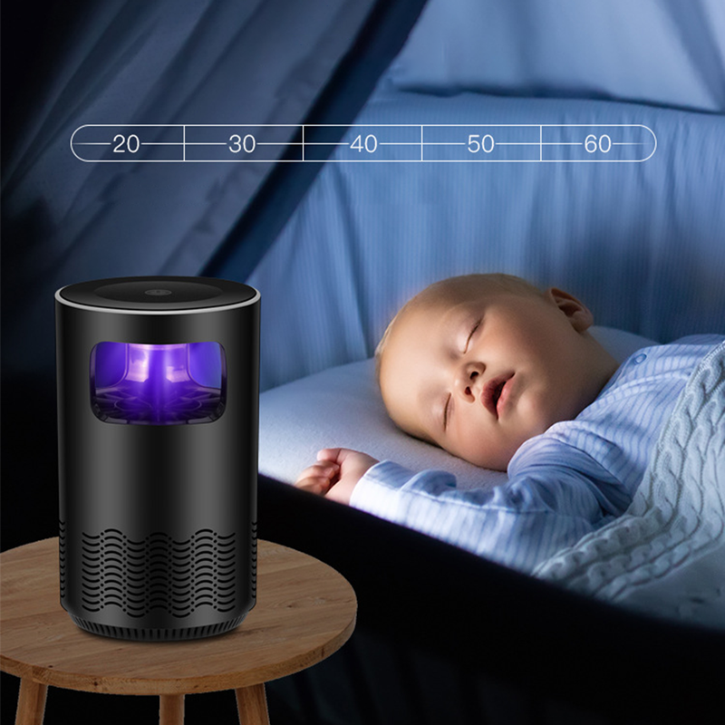 🔌USB-Powered Mosquito Killer Lamp ✨Physical Suction Insect Trap Silent Non-Toxic Bug Catcher Suitable For Bedroom Office Travel Camping
