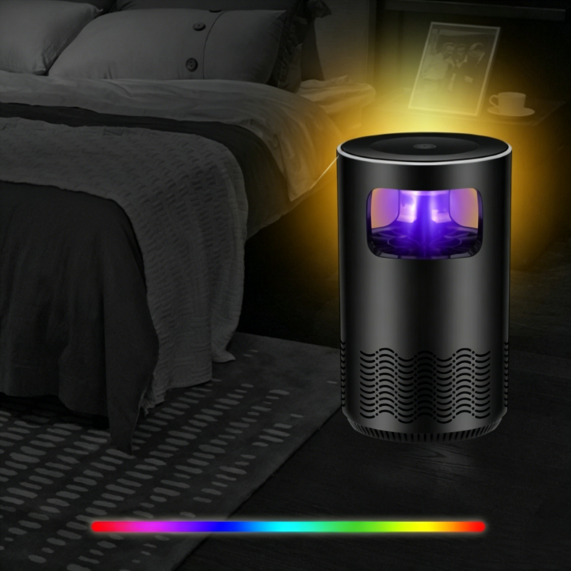 🔌USB-Powered Mosquito Killer Lamp ✨Physical Suction Insect Trap Silent Non-Toxic Bug Catcher Suitable For Bedroom Office Travel Camping