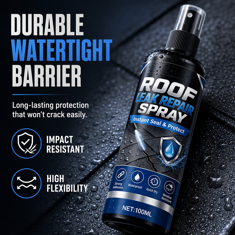 🌧️Strong Adhesion Waterproof Leak Repair Spray, One Coat Stop Leak Repair Agent Spray💪