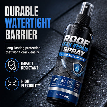 🌧️Strong Adhesion Waterproof Leak Repair Spray, One Coat Stop Leak Repair Agent Spray💪