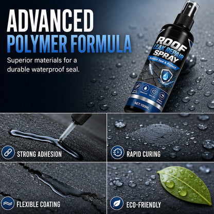 🌧️Strong Adhesion Waterproof Leak Repair Spray, One Coat Stop Leak Repair Agent Spray💪