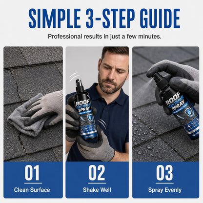 🌧️Strong Adhesion Waterproof Leak Repair Spray, One Coat Stop Leak Repair Agent Spray💪