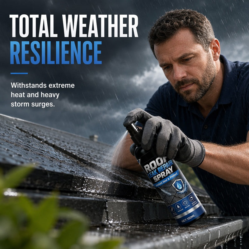 🌧️Strong Adhesion Waterproof Leak Repair Spray, One Coat Stop Leak Repair Agent Spray💪