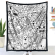 🎨DIY Coloring Blanket with 24 Vibrant Markers ✨Reusable Creative Painting Blanket For Kids