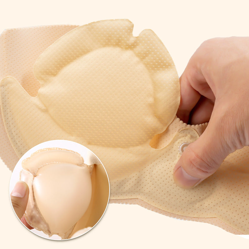 Women Invisible Strapless Bra with Inflatable Cup