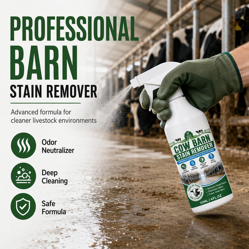 Barn Stain Remover Spray | Professional‑Strength for Farm & Barn Surfaces