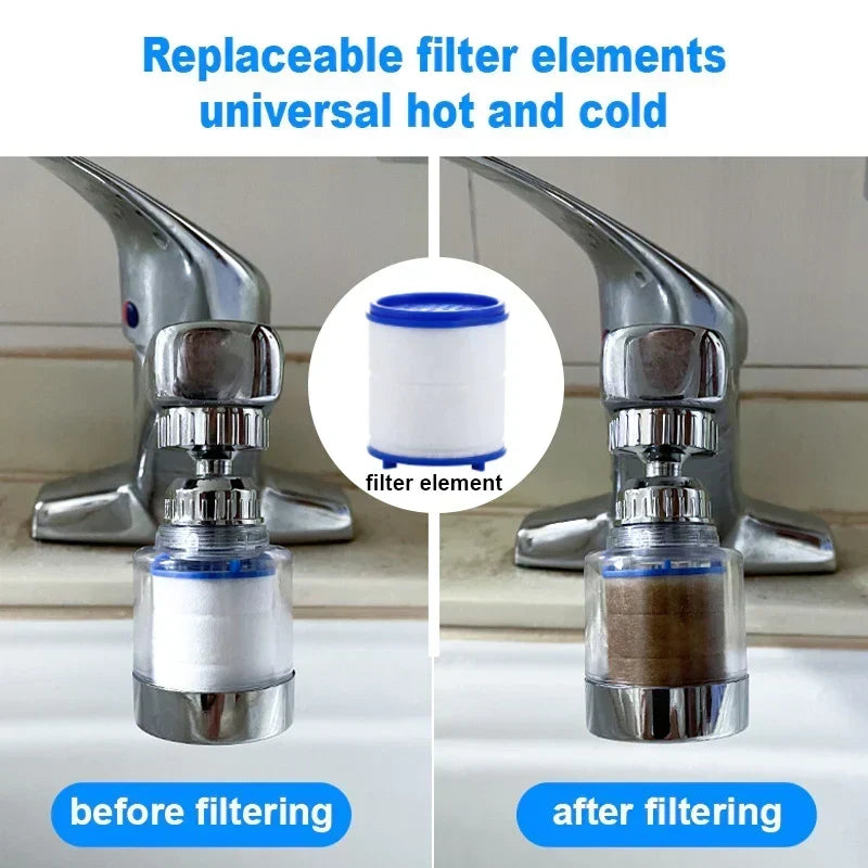 🚰 360° Faucet Filter Nozzle | Flexible Sink Rinse