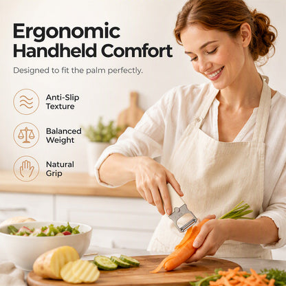 3-in-1 Vegetable Peeler and Grater with 420 Stainless Steel Blades
