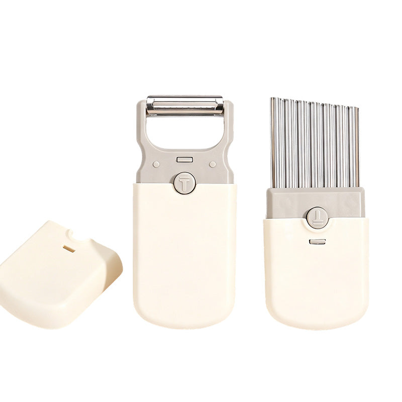 3-in-1 Vegetable Peeler and Grater with 420 Stainless Steel Blades