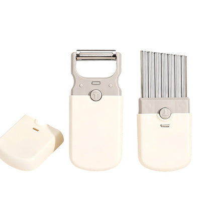 3-in-1 Vegetable Peeler and Grater with 420 Stainless Steel Blades