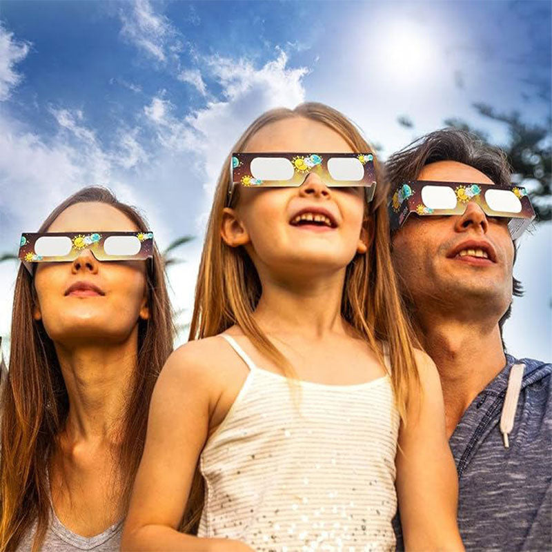 Now on Sale! 🔥ISO-Certified Solar Eclipse Glasses – Safe Direct Sun Viewing Design