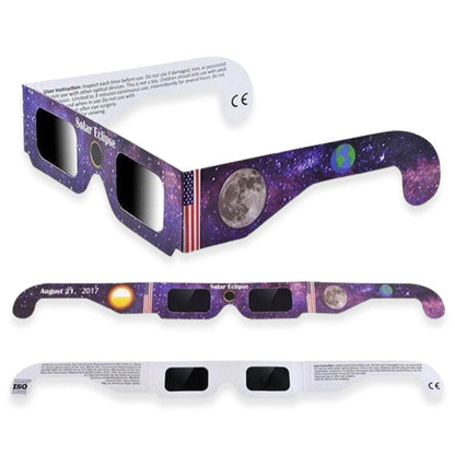 Now on Sale! 🔥ISO-Certified Solar Eclipse Glasses – Safe Direct Sun Viewing Design
