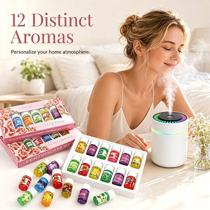 🔥Limited Time 50% OFF! 🎁12-Pack Water Soluble Essential Oils Set