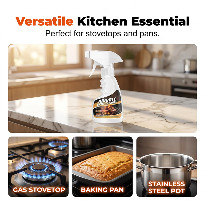 🍖Kitchen & BBQ Grill Cleaning Spray 🧼Powerful Foam Cleaner For Oven, Grills & Cooking Surfaces