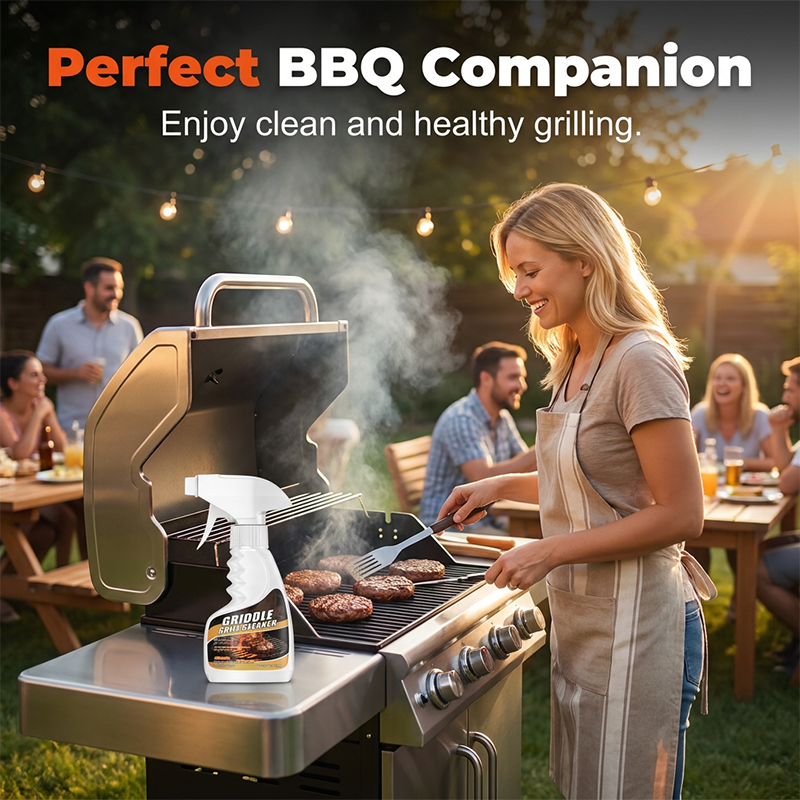🍖Kitchen & BBQ Grill Cleaning Spray 🧼Powerful Foam Cleaner For Oven, Grills & Cooking Surfaces