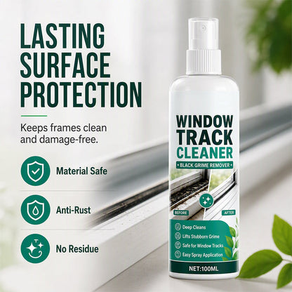 💥Black Grime Window Track Cleaner 🧽Quickly Remove Dust Grime from Narrow Window Slots