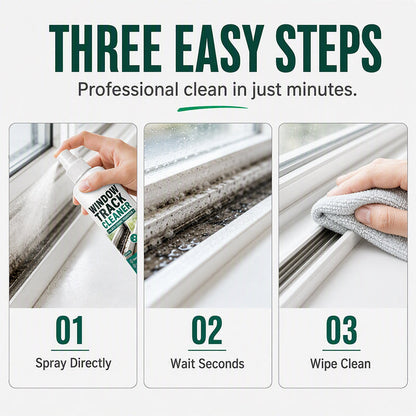 💥Black Grime Window Track Cleaner 🧽Quickly Remove Dust Grime from Narrow Window Slots
