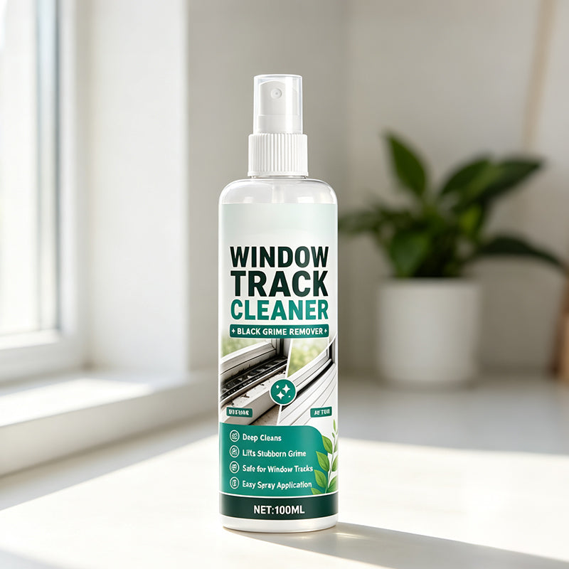 💥Black Grime Window Track Cleaner 🧽Quickly Remove Dust Grime from Narrow Window Slots